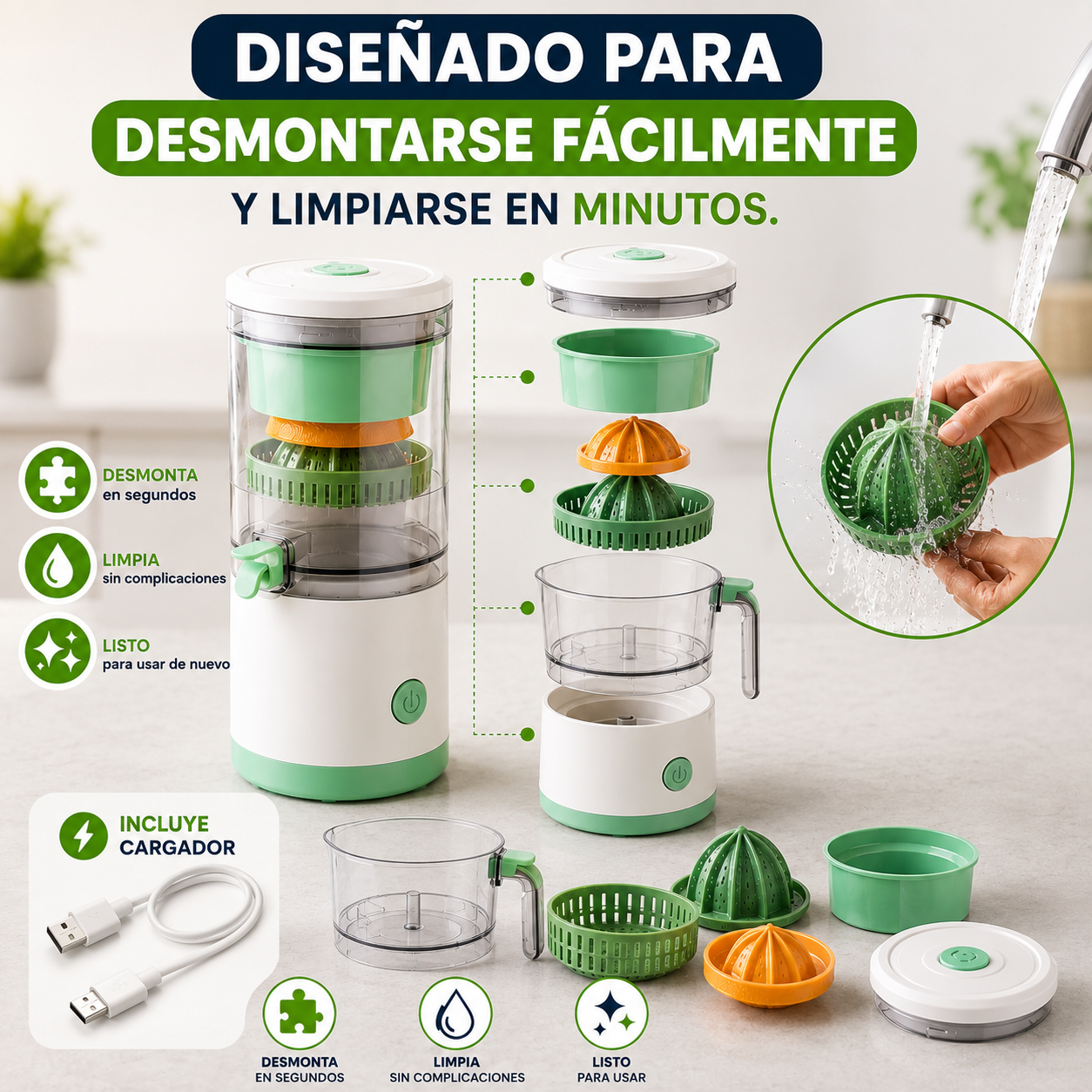 EXPRIMIDOR ELECTRICO™| En segundos